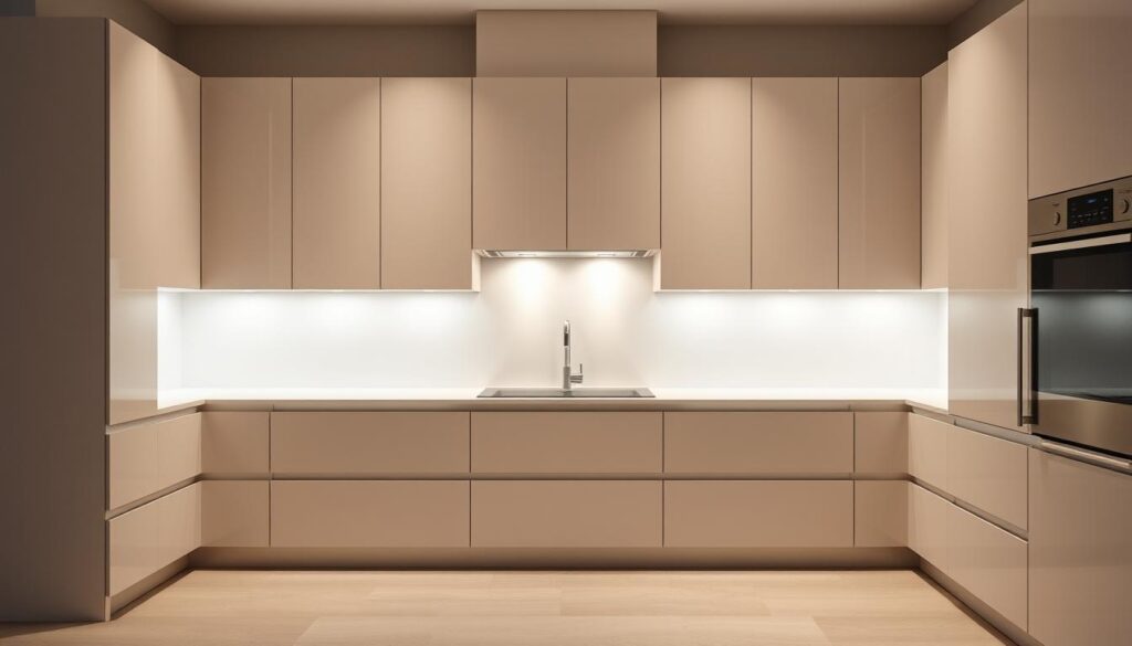 flat panel slab cabinet designs