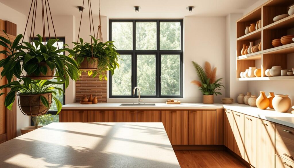 natural materials kitchen design