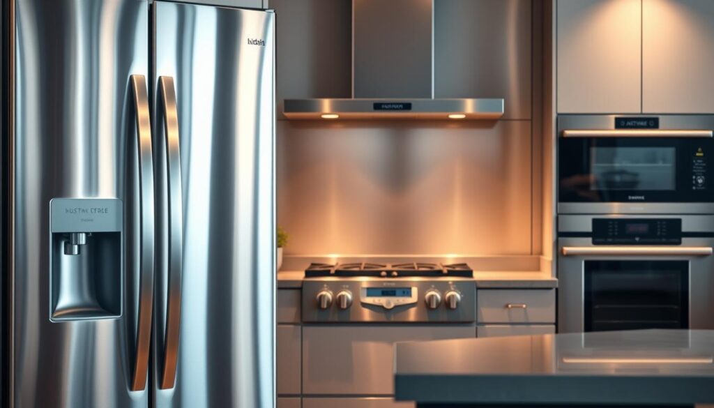 stainless steel appliances