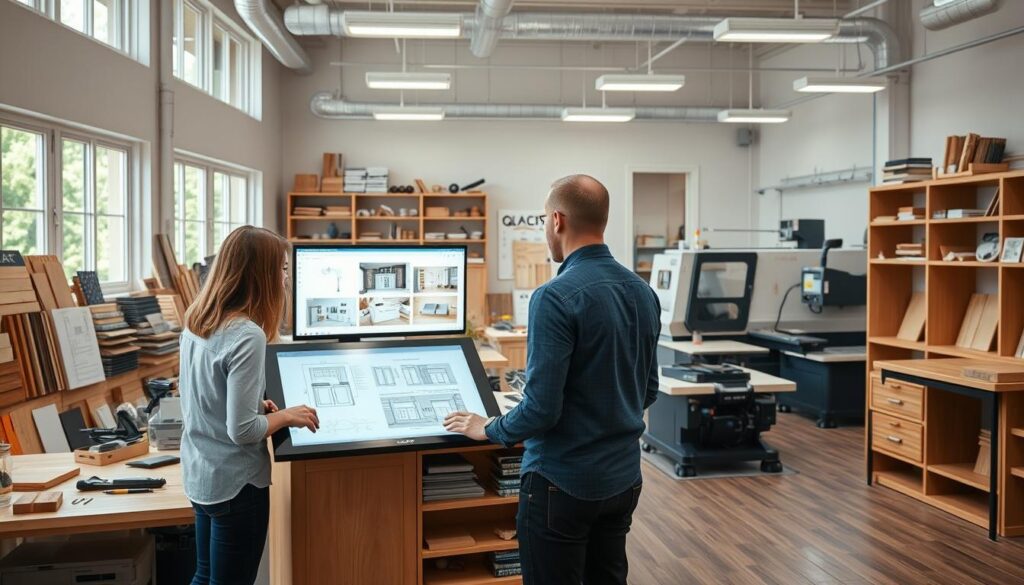 Custom cabinet design process and consultation