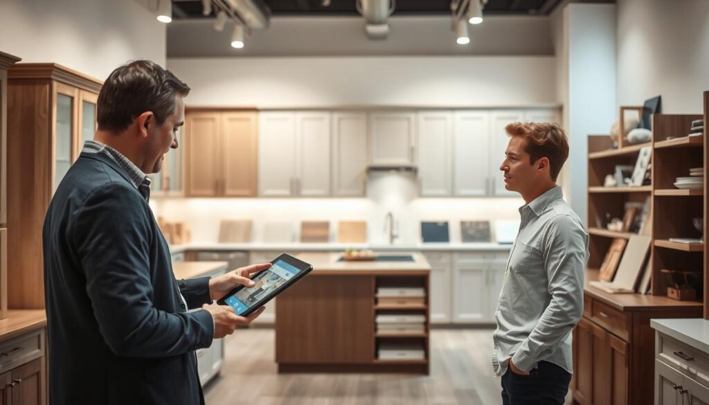 Custom cabinet quote process and consultation
