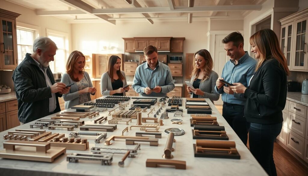 customer experiences with cabinet hardware