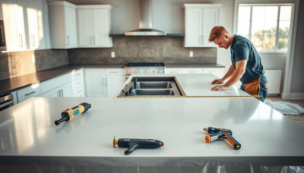 preparing space for countertop installation preparing space for countertop installation