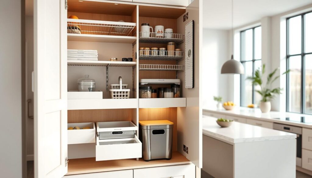 cabinet organizer features