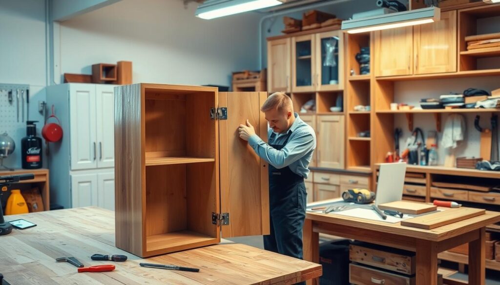 cabinet repair process