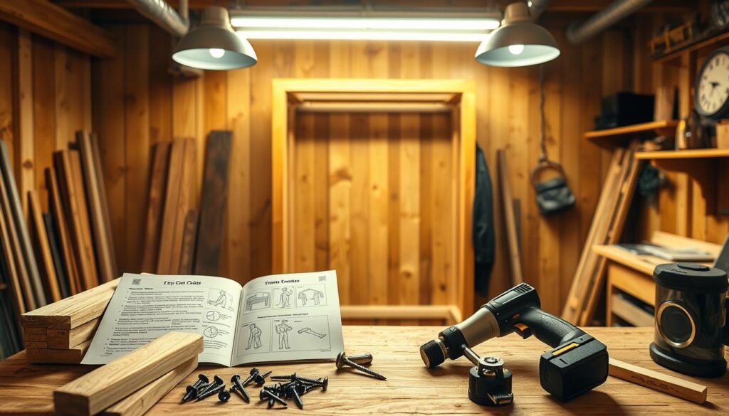 closet construction steps