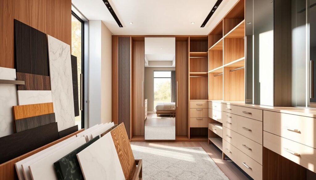 closet material selection