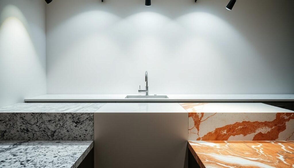 comparing countertop options