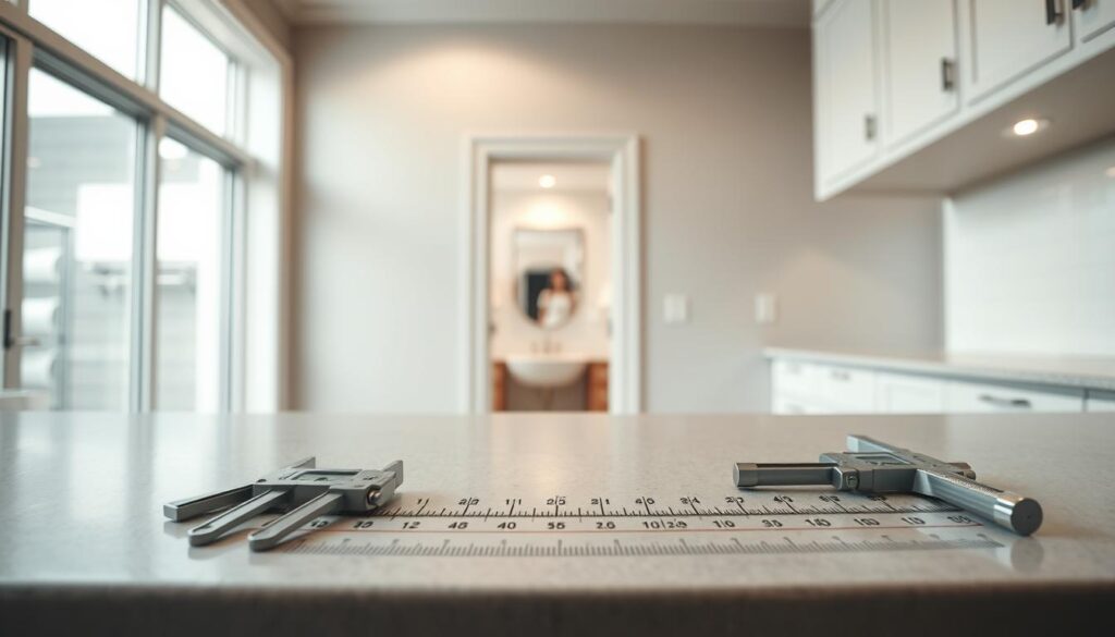 kitchen bathroom measurements