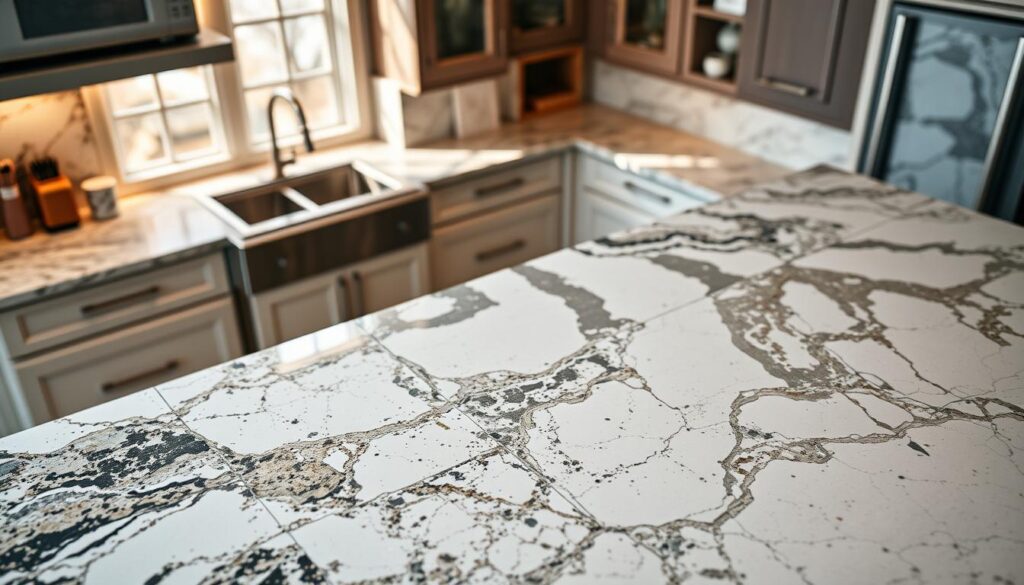 luxury countertop materials variety