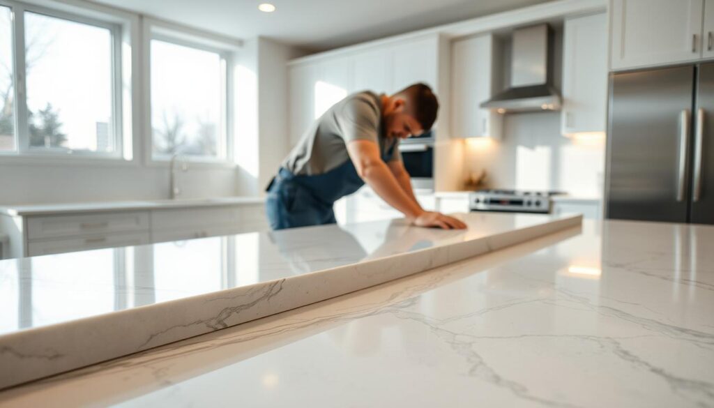 professional quartz installation