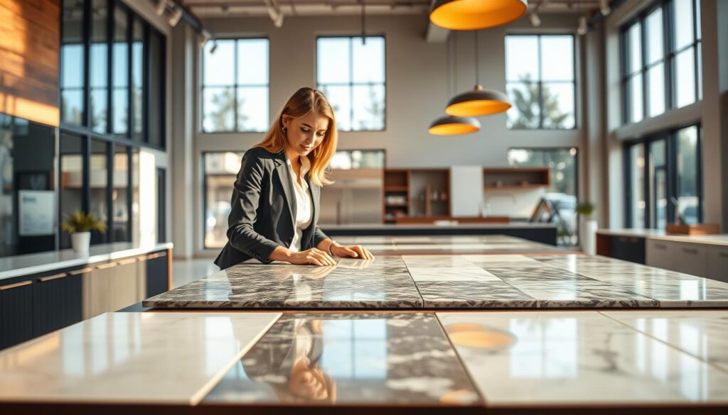 Innovative countertop selection process