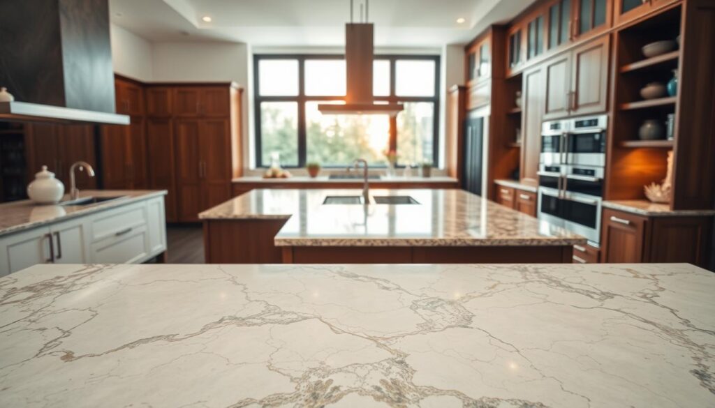 Premium countertop materials and styles